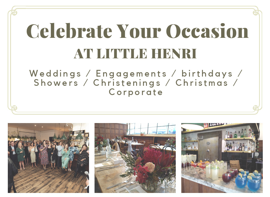 Little Henri Occasion & Event Booking